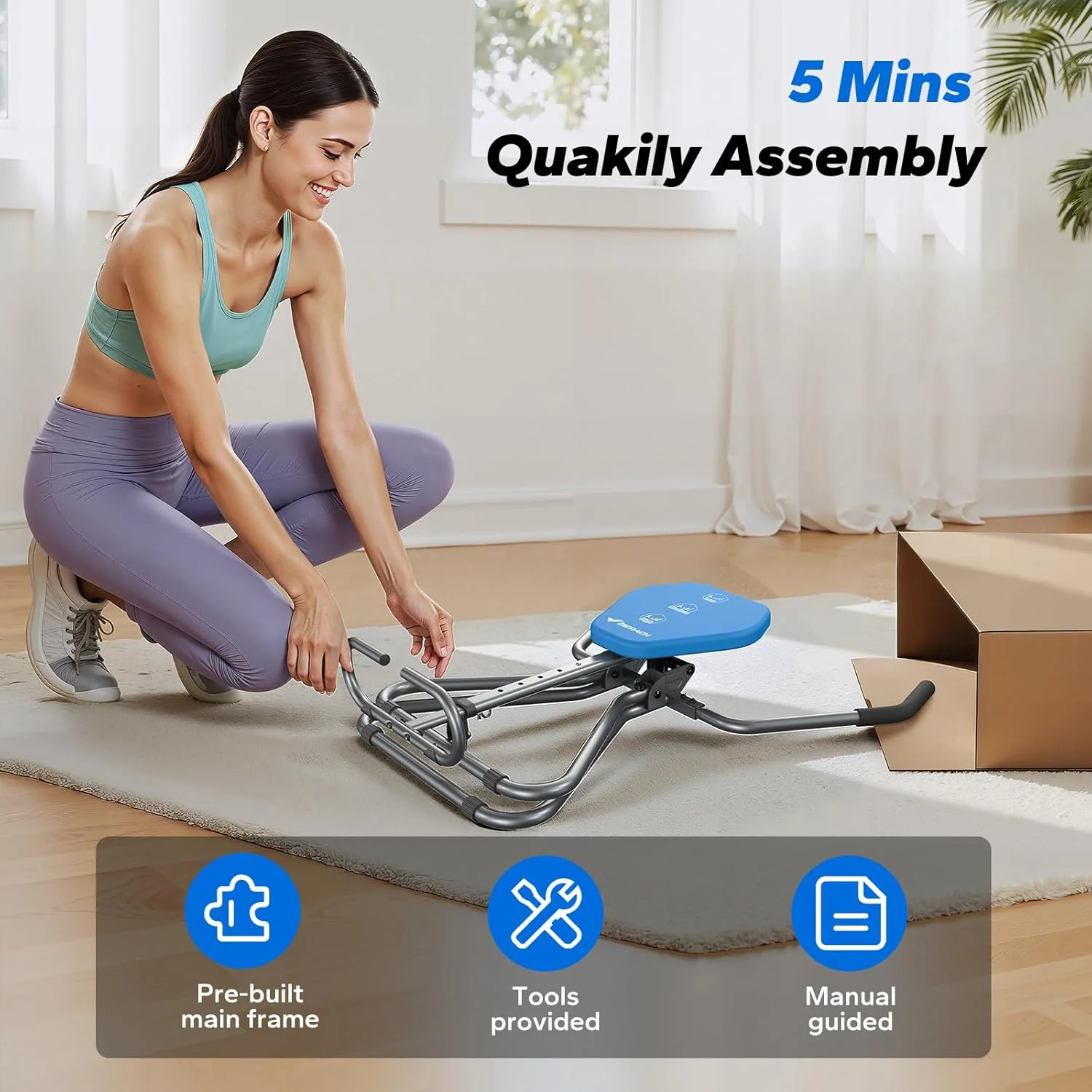 4-in-1 Ab Exerciser Swing Machine for Core Workout - Image 6