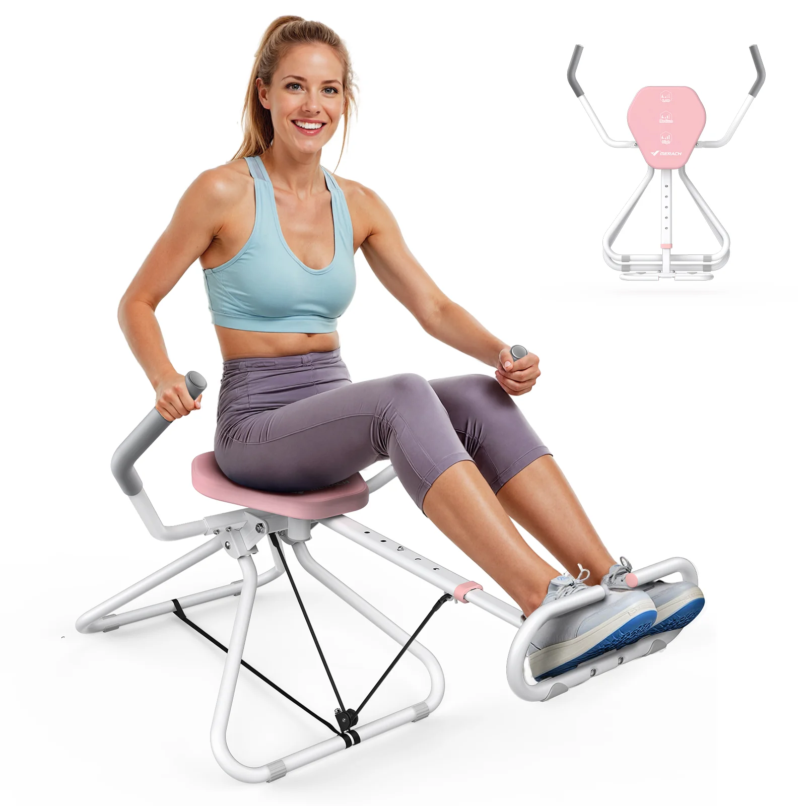 4-in-1 Ab Exerciser Swing Machine for Core Workout - Image 8