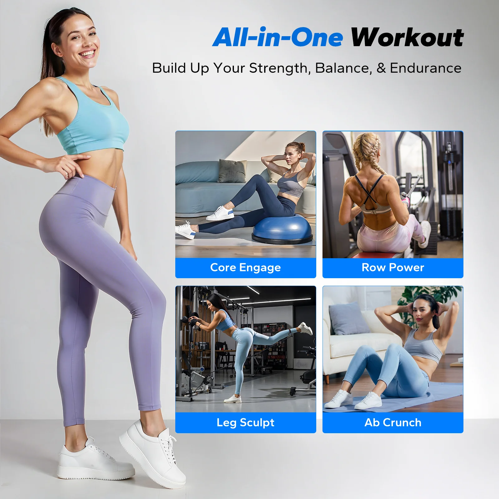 4-in-1 Ab Exerciser Swing Machine for Core Workout - Image 9