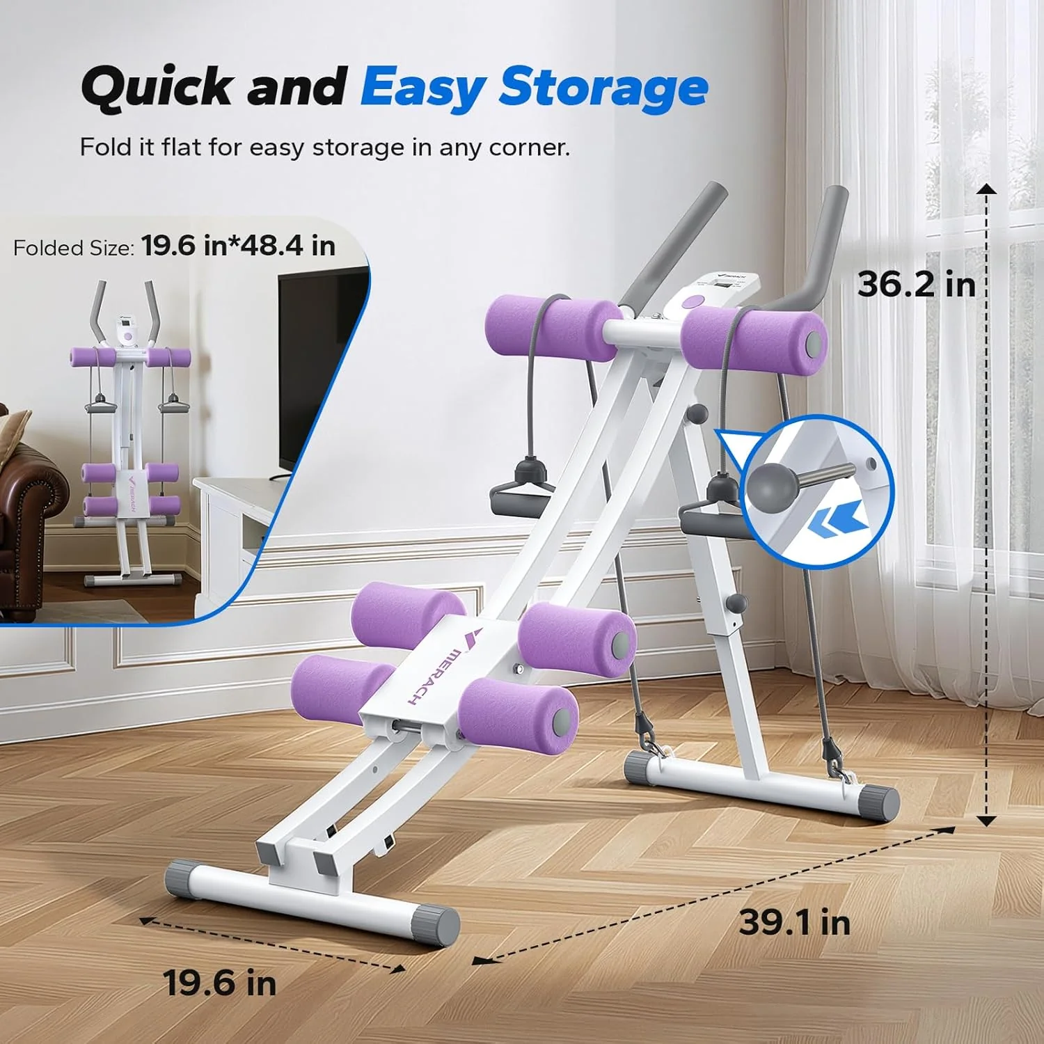 Foldable Ab Machine with Single-Side Motion - Image 22