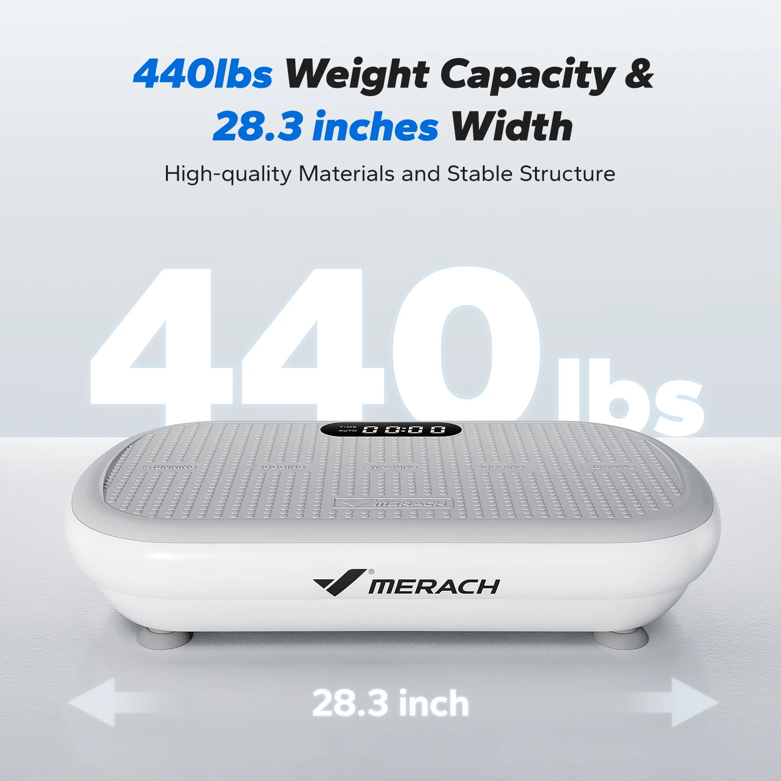 CV40 Curved 440 lbs High-Power Vibration Plate for Weight Loss - Image 2
