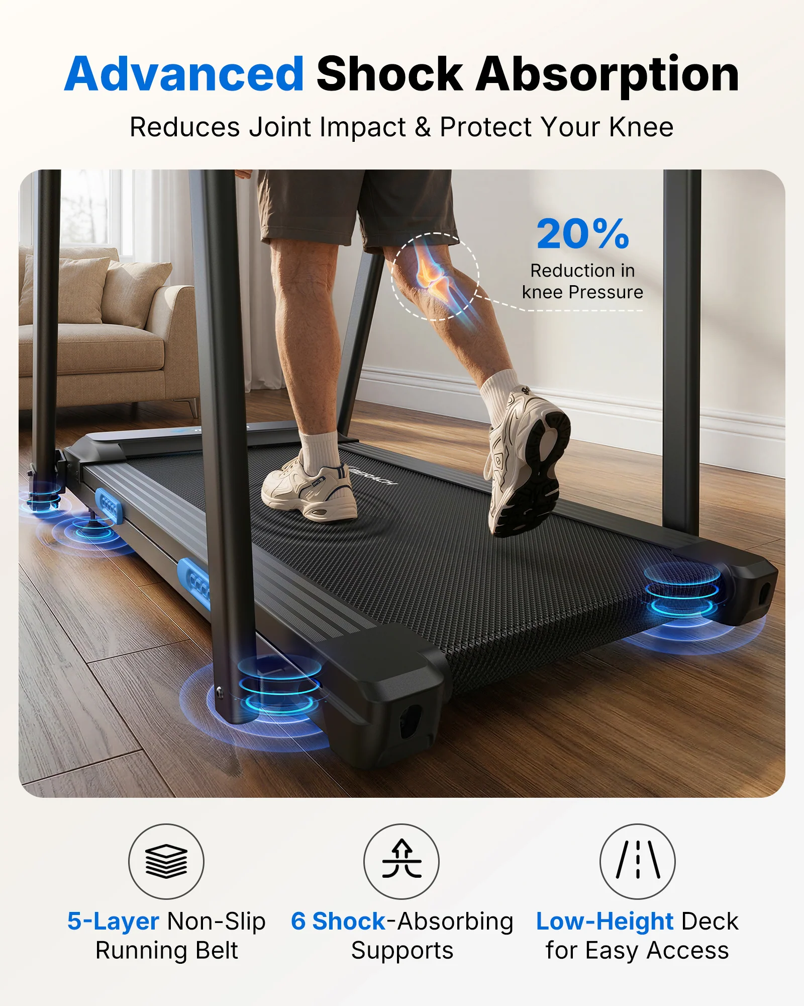 T12 Treadmills for Seniors with Handles - Image 5