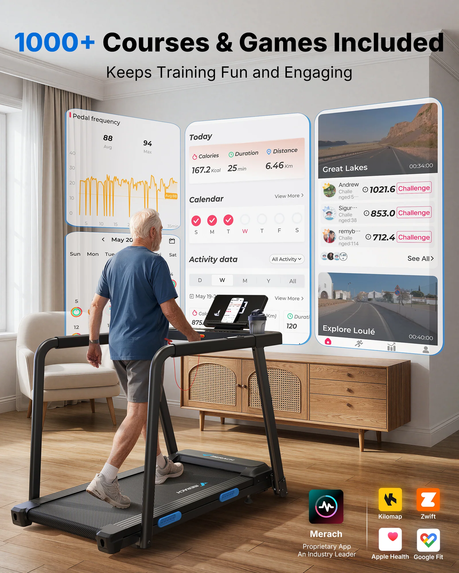 T12 Treadmills for Seniors with Handles - Image 9