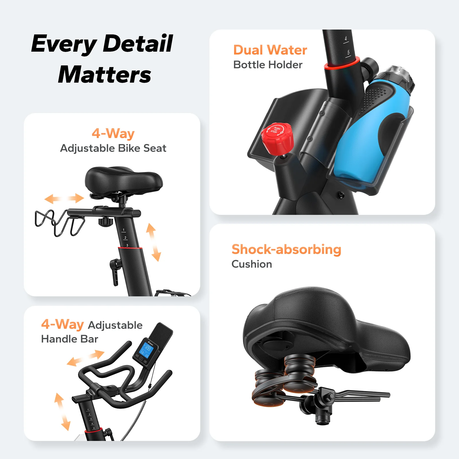 S29 Self-Powered & Auto-Resistance Exercise Bike - Image 6