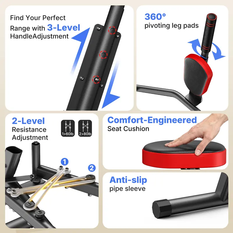 Seated Hip Abductor Machine for Home - Image 14