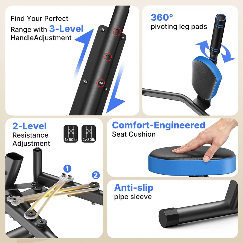 Seated Hip Abductor Machine for Home - Image 7