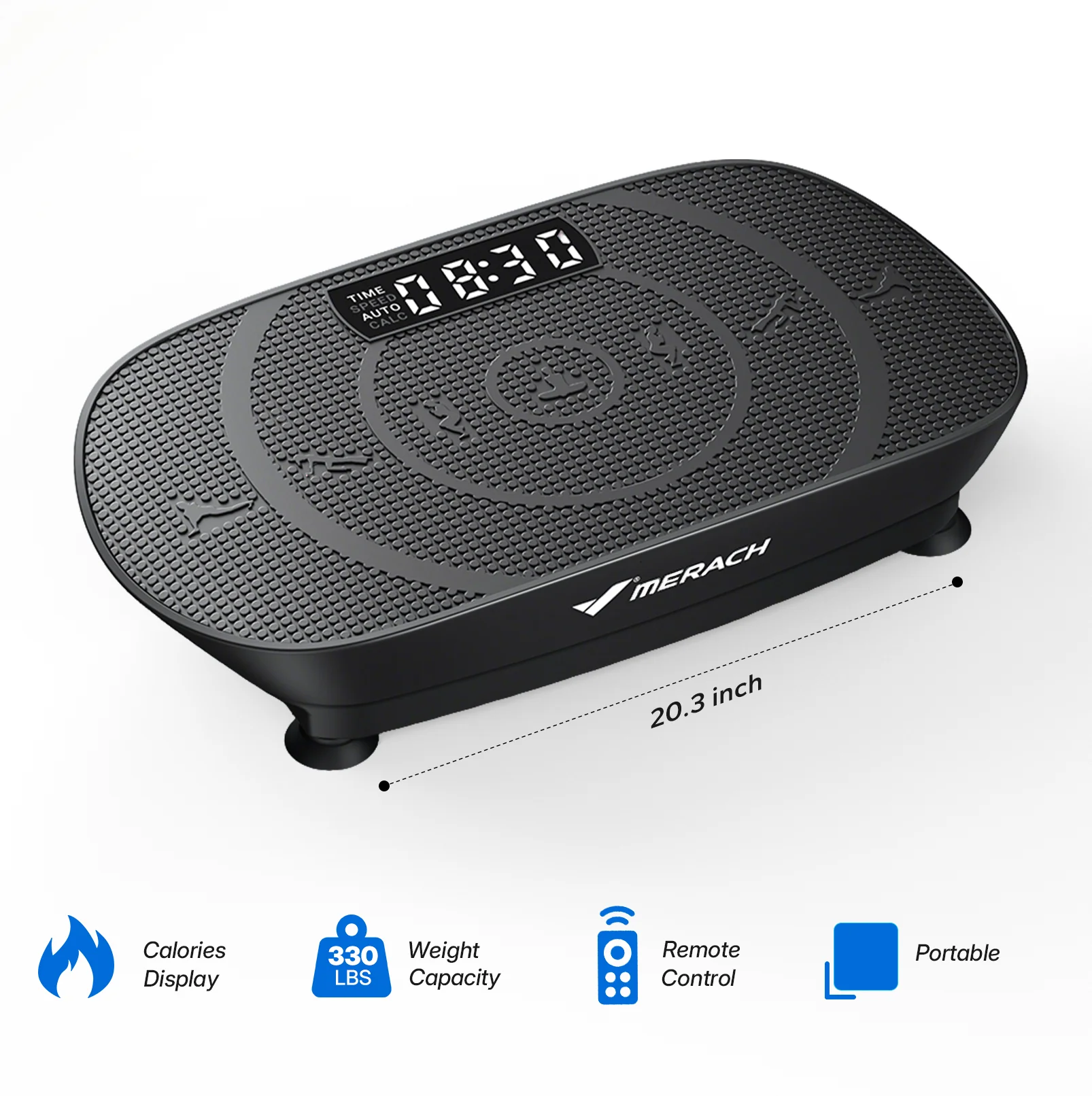 CV30 Curved Portable Slim Vibration Plate for Beginners