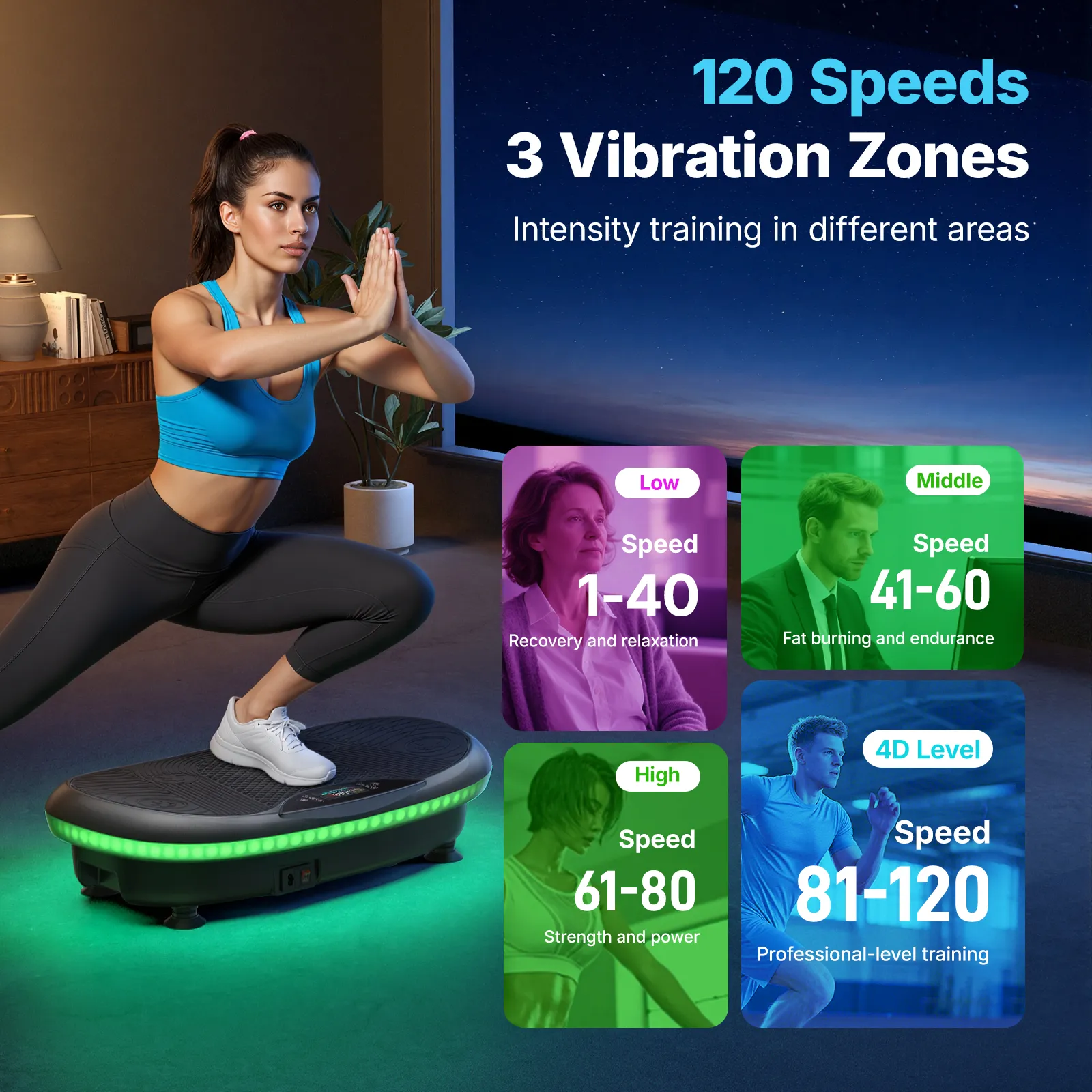 CV55 Curved 4D Low-Impact Vibration Plate for Recovery - Image 4